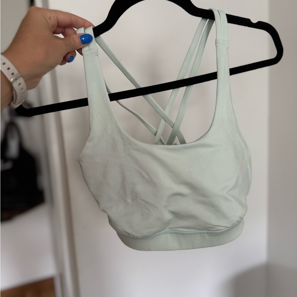 Lululemon Athletica Mint Strappy Sports Bra